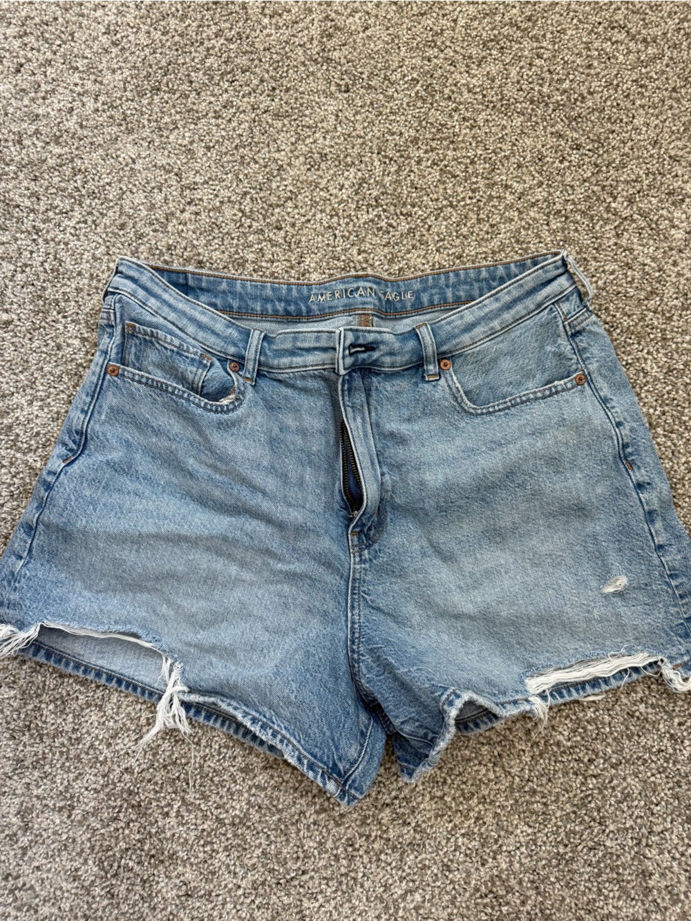 American Eagle Outfitters Light Blue Jean Shorts